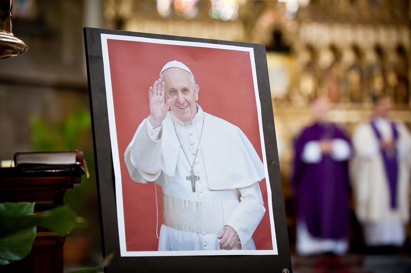 Děkovná mše za papeže Františka
